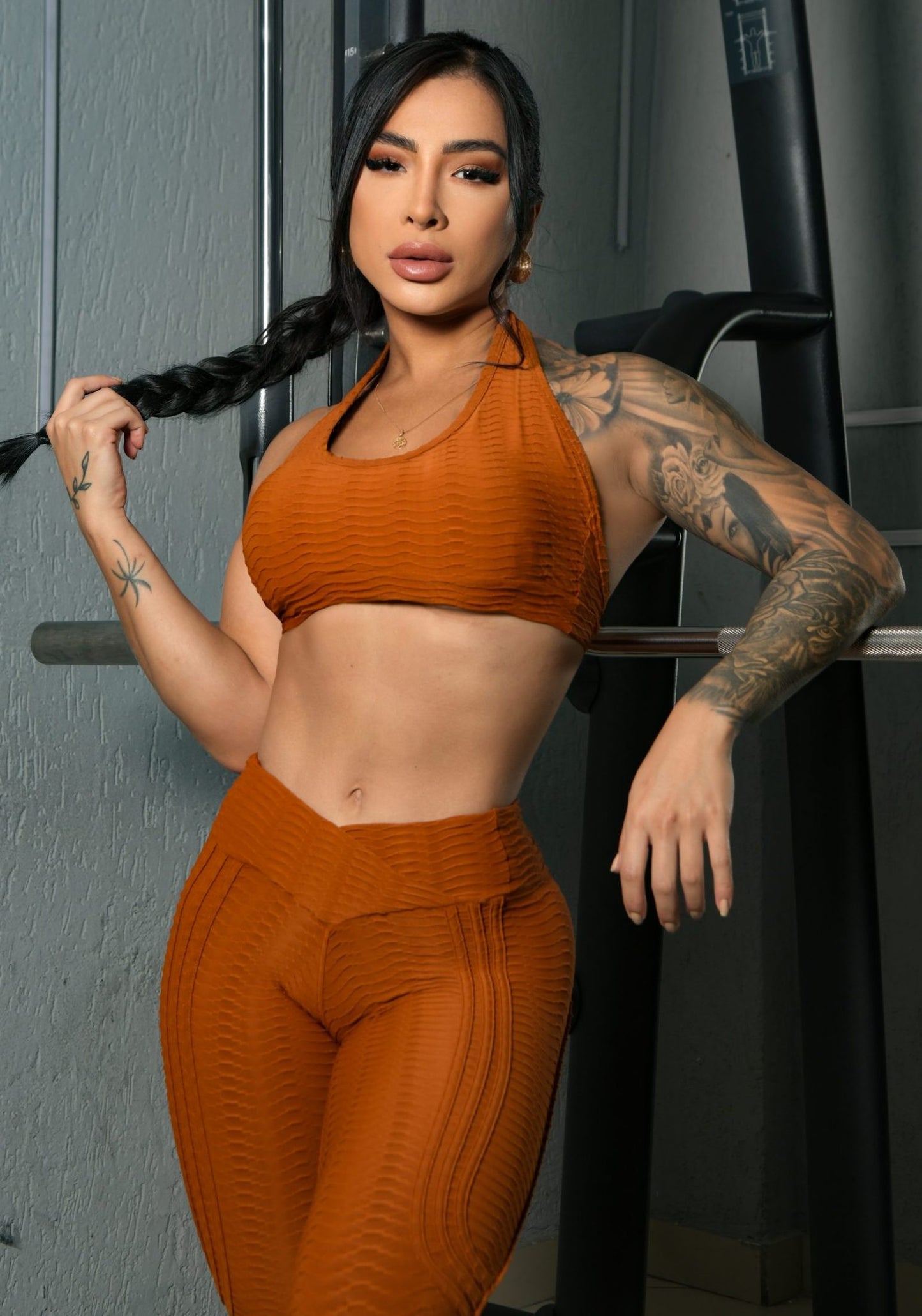 Butt Lifting Leggings Rust